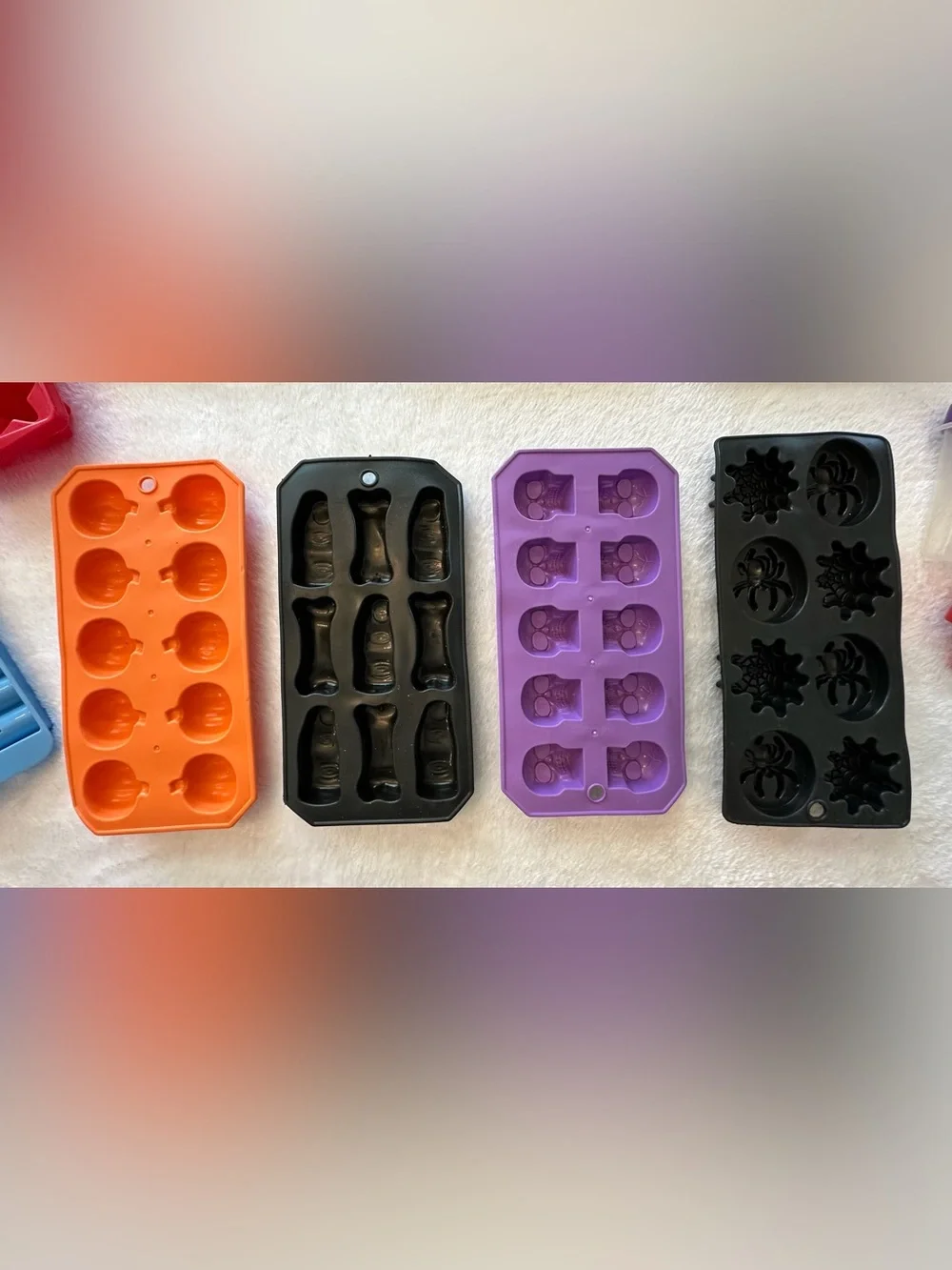Assorted Silicone Ice Cube and Popsicle Molds